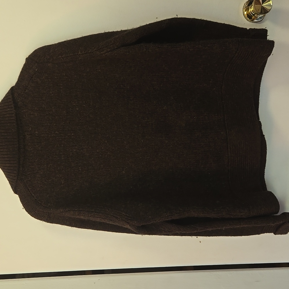 Vintage Gap Brown Wool Toggle Button Cardigan - image 6